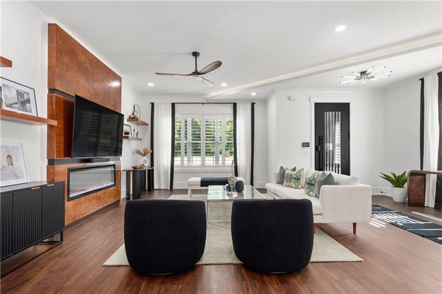 Furnished interior view inside a new home in , Stockbridge (Image 14).