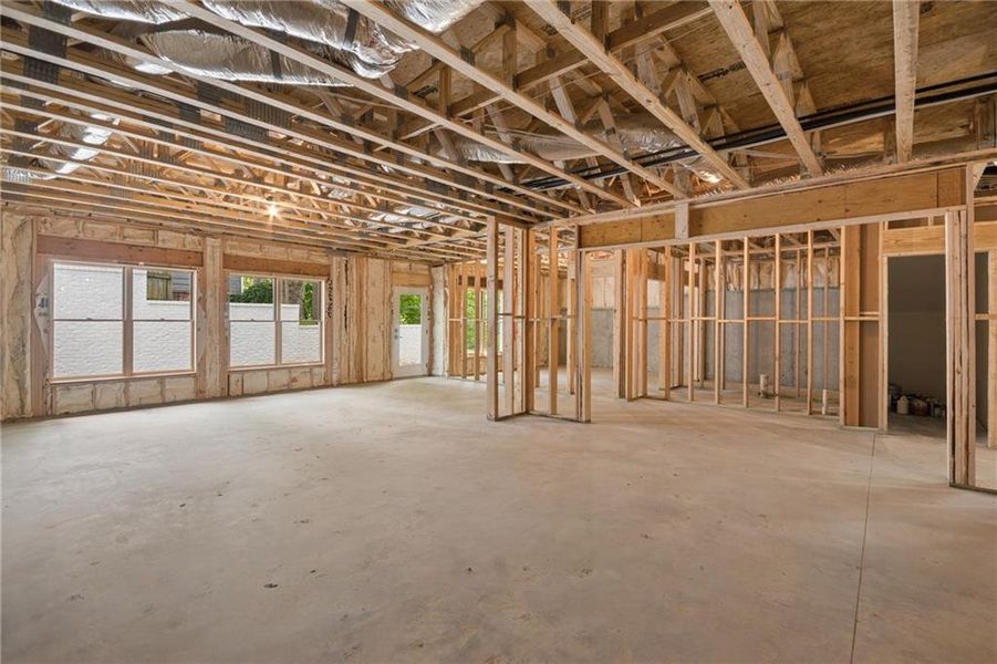 In-progress construction of a new home in , Marietta, GA (Image 34). In-progress construction of a new home in , Marietta, GA (Image 34).