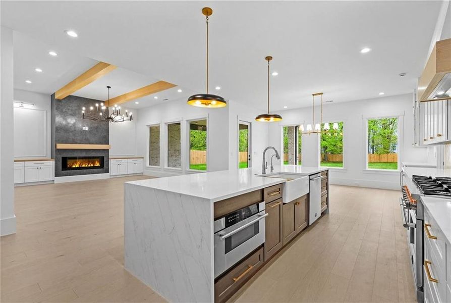 Furnished interior view inside a new home in , Dacula (Image 6).