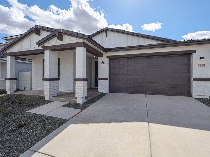 A building with a walkway.