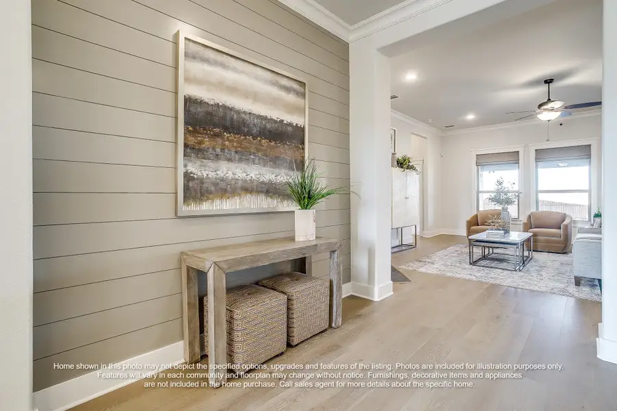 Furnished interior view inside a new home in Chapel Ridge, Waco (Image 4).