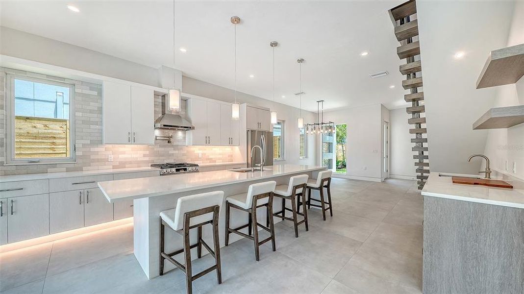 Furnished interior view inside a new home in , Sarasota (Image 17).