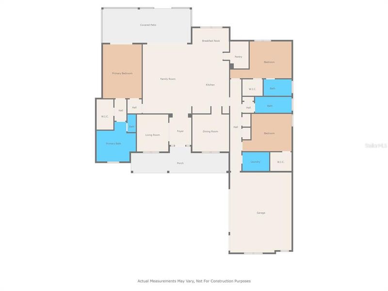 2D floor plan layout of this home in Southern Hills Plantation, Brooksville, FL (Image 4). 2D floor plan layout of this home in Southern Hills Plantation, Brooksville, FL (Image 4).