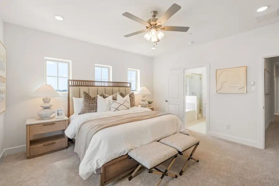 Furnished interior view inside a new home in Waterbend, Euless (Image 3).