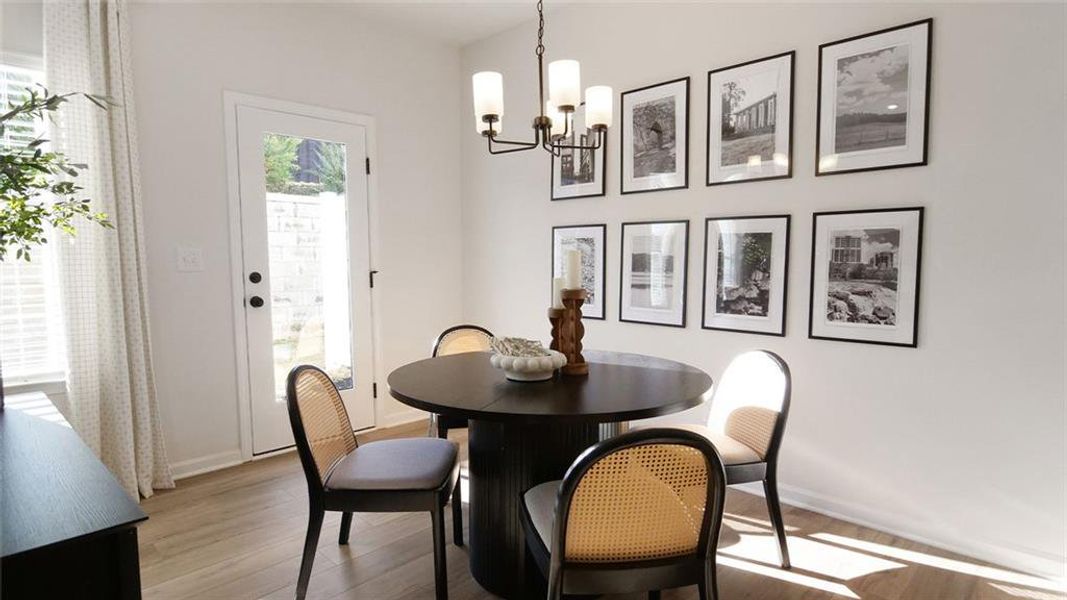 Furnished interior view inside a new home in Fairington, Cartersville (Image 9).