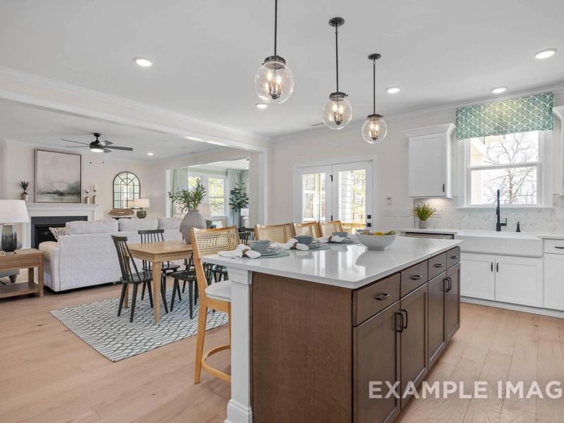 Furnished interior view inside a new home in Laneridge Estates, Raleigh (Image 7).