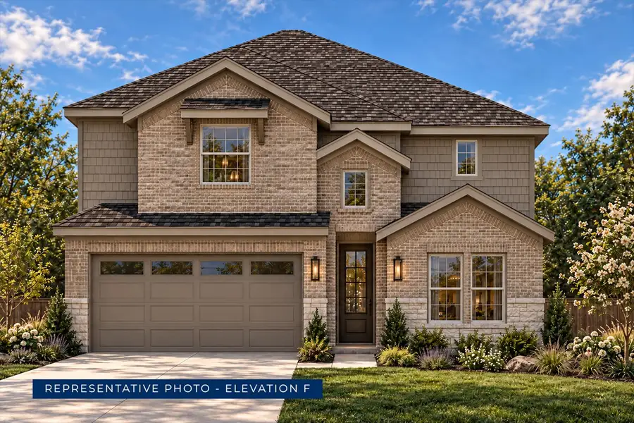 Representative exterior photo of a completed home built from the Ford F by First Texas Homes in Spiritas Ranch, Little Elm, TX (Image 22).