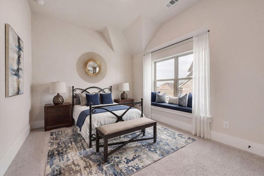 Furnished interior view inside a new home in Park Place, Prosper (Image 18). Furnished interior view inside a new home in Park Place, Prosper (Image 18).
