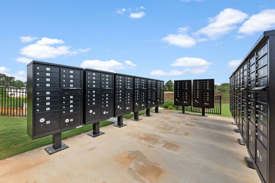 Mail Kiosks at Hemingway.