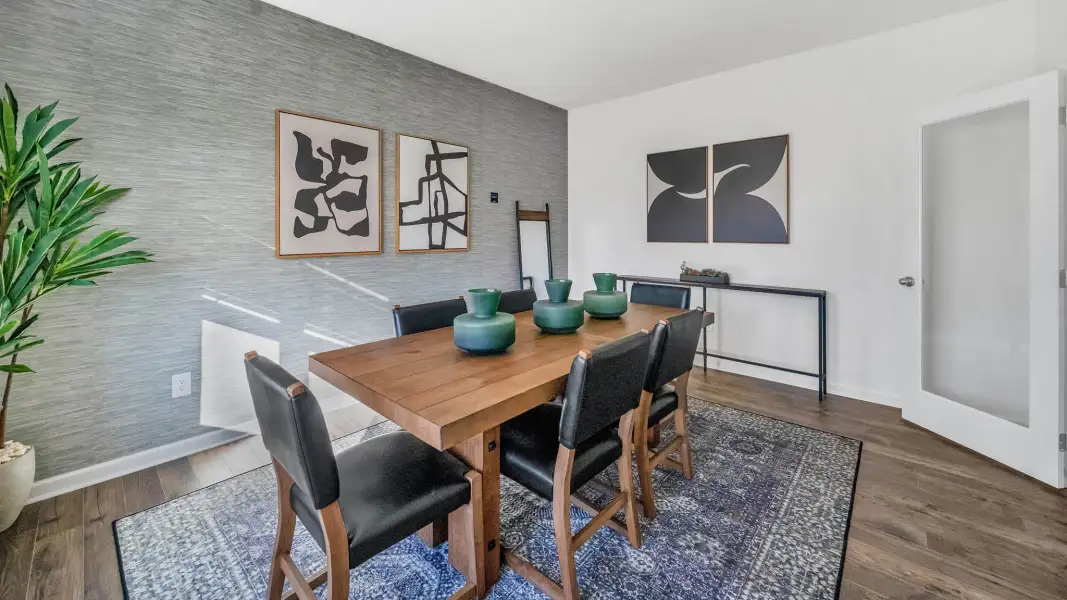 Furnished interior view inside a new home in Millstone Village, Morristown (Image 12).