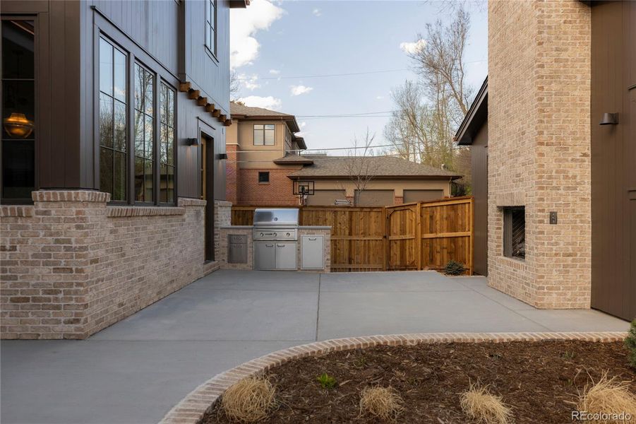 Exterior details and patio area of a home in , Denver (Image 38). Exterior details and patio area of a home in , Denver (Image 38).