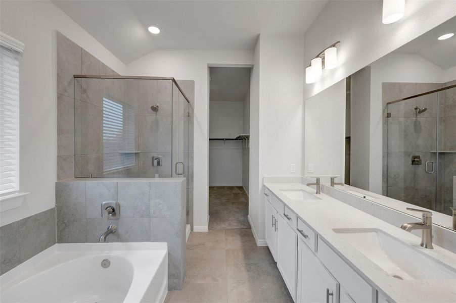 Furnished interior view inside a new home in Austin Point - Terrace Collection, Richmond (Image 13).