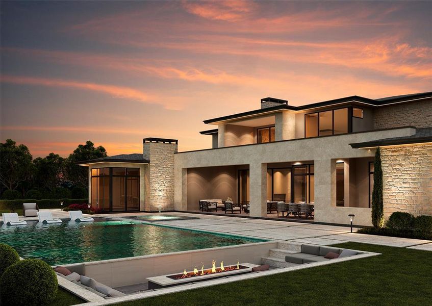 Exterior details and patio area of a home in , Frisco (Image 3). Exterior details and patio area of a home in , Frisco (Image 3).