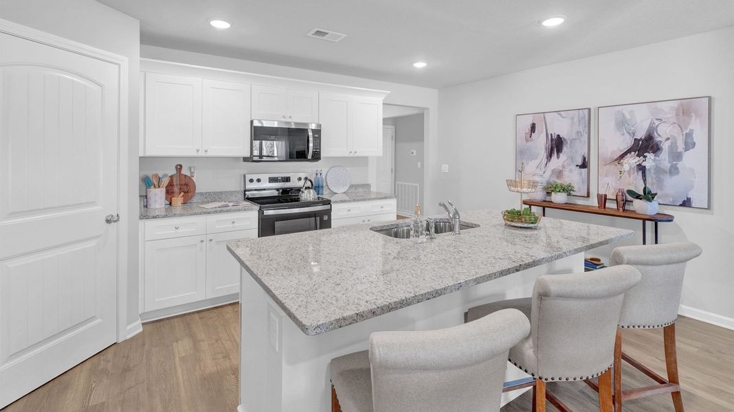 Furnished interior view inside a new home in Riggs Pointe, Millington (Image 9).