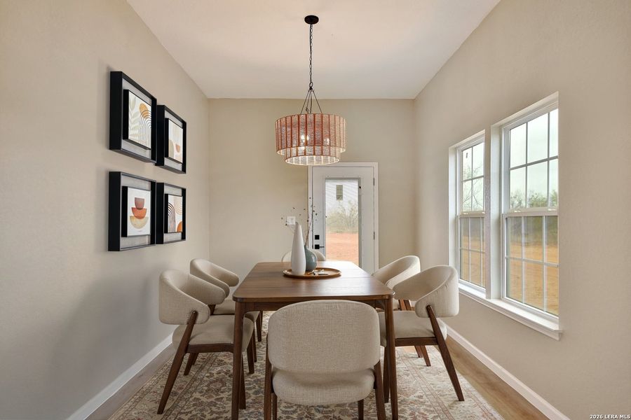 Furnished interior view inside a new home in , Moore (Image 13).