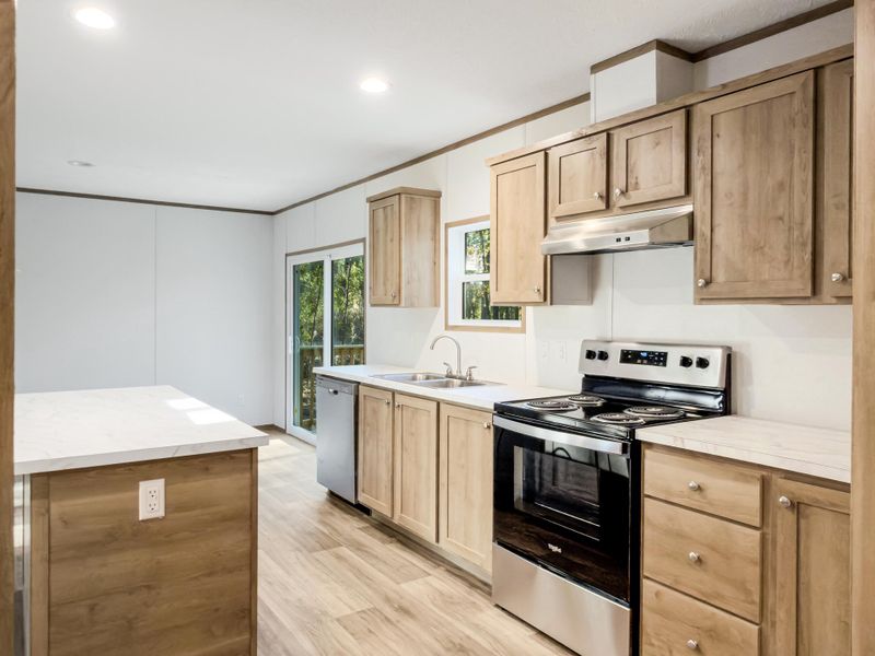 Furnished interior view inside a new home in , Round O (Image 3).