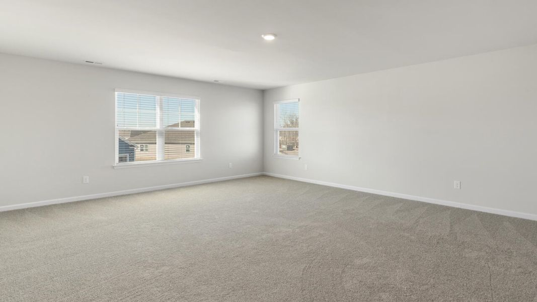 Representative unfurnished interior of a home built from the TILLMAN by D.R. Horton in Surfside Landing, Hubert (Image 39).