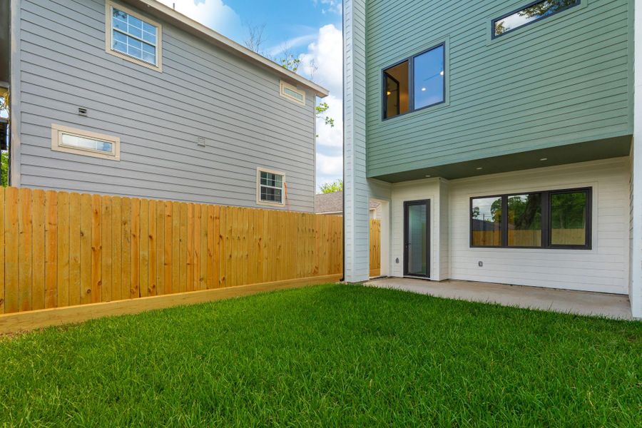 Exterior details and patio area of a home in , Houston (Image 31). Exterior details and patio area of a home in , Houston (Image 31).