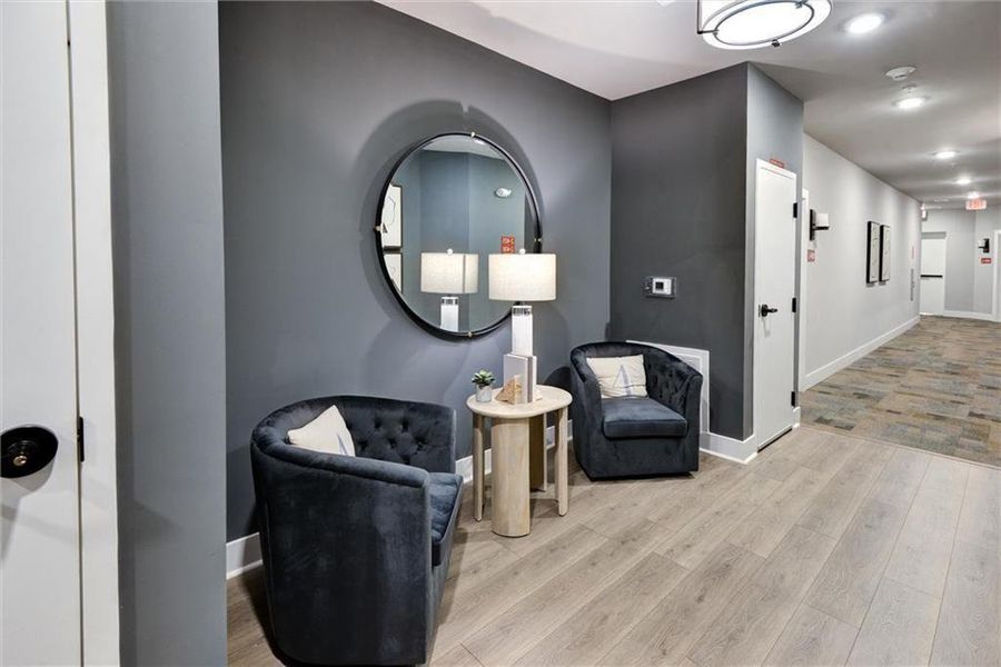 Furnished interior view inside a new home in , Cumming (Image 33).