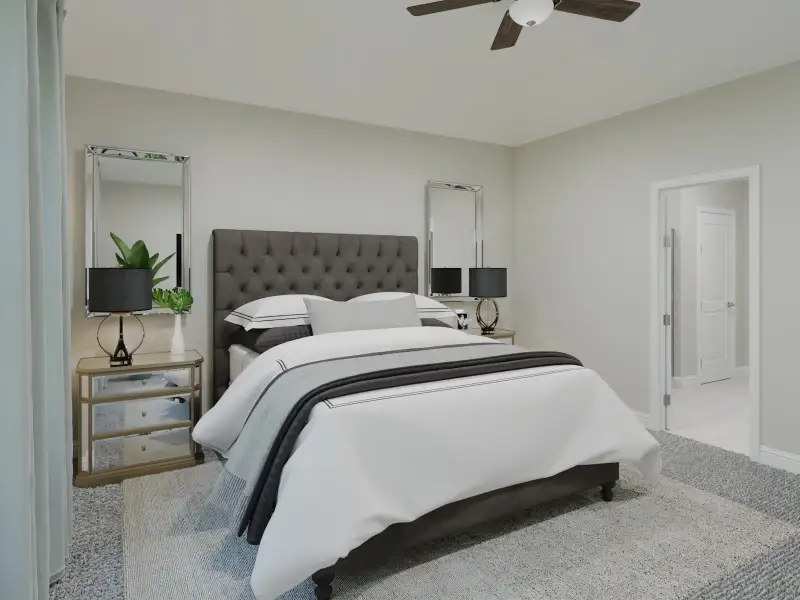 Furnished interior view inside a new home in Lakehaven - Premier Series, Farmersville (Image 6). Furnished interior view inside a new home in Lakehaven - Premier Series, Farmersville (Image 6).