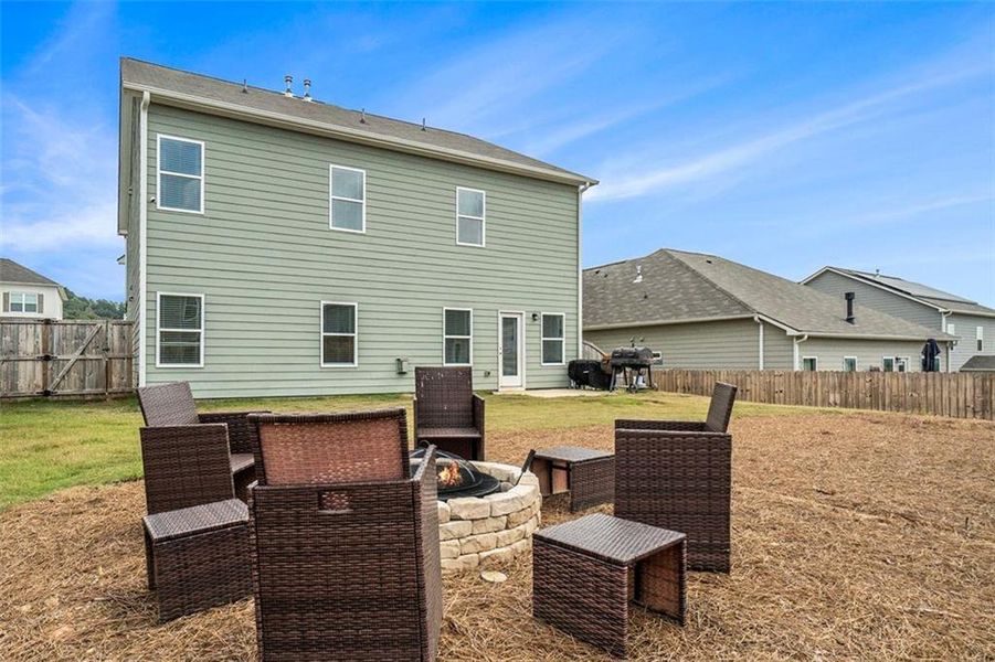 Exterior details and patio area of a home in , Cartersville (Image 2).