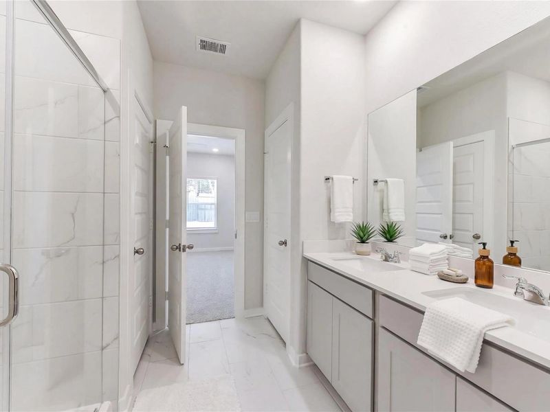Furnished interior view inside a new home in Windmill Estates, Magnolia (Image 8).