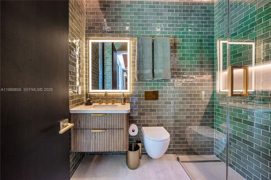 Furnished interior view inside a new home in , Miami (Image 15). Furnished interior view inside a new home in , Miami (Image 15).