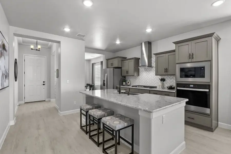 Representative furnished interior of a home built from the Willow by Hakes Brothers in Hillside Park, El Paso (Image 5).