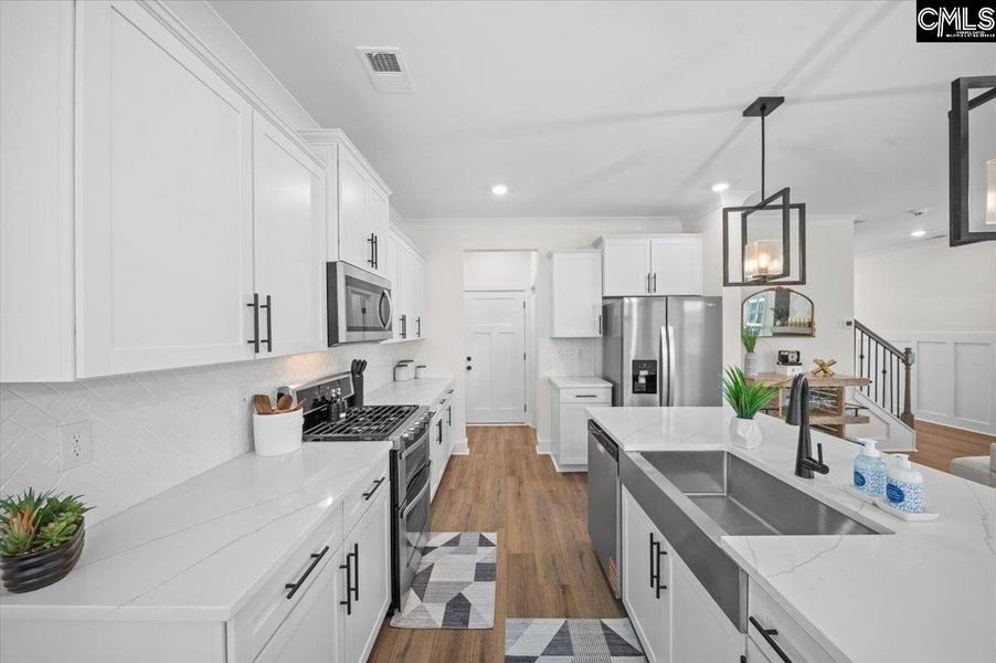 Furnished interior view inside a new home in Blythewood Farms, Blythewood (Image 8). Furnished interior view inside a new home in Blythewood Farms, Blythewood (Image 8).