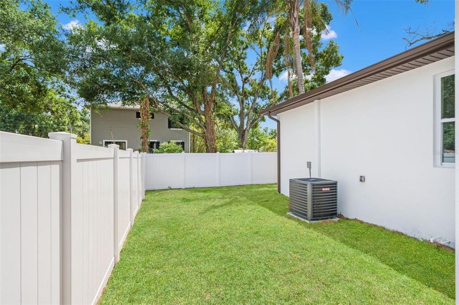 Exterior details and patio area of a home in , Tampa (Image 31).