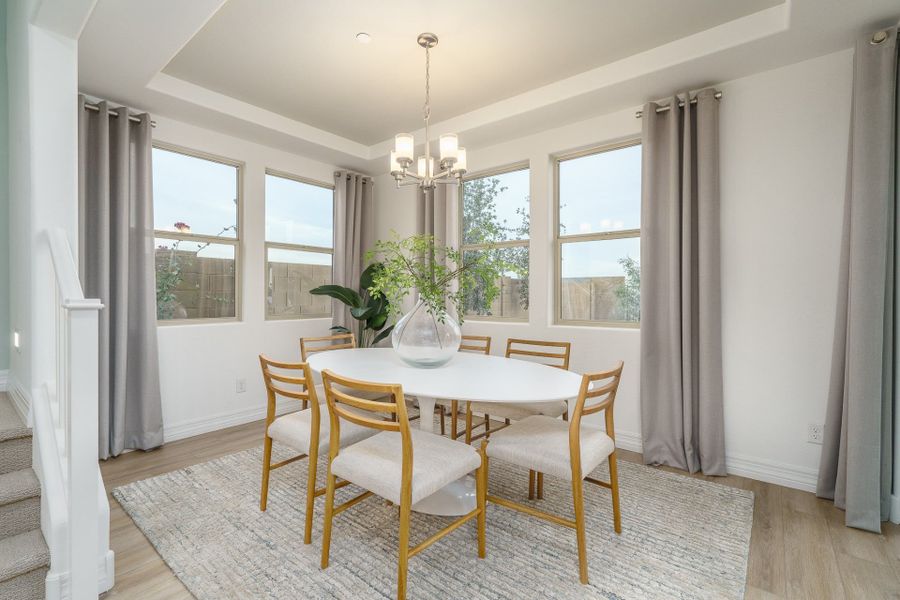 Furnished interior view inside a new home in The Ridge at Sienna Hills, Buckeye (Image 12).