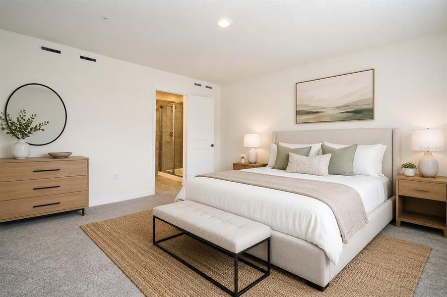 Furnished interior view inside a new home in , Sanford (Image 5).