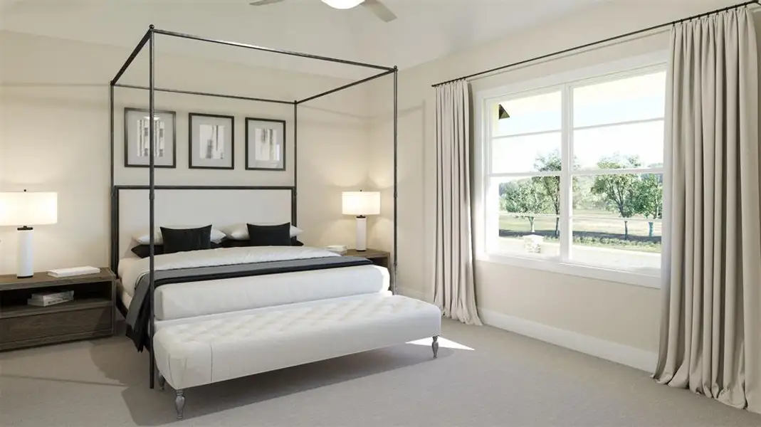 Furnished interior view inside a new home in North Square at Uptown, Celina (Image 10).