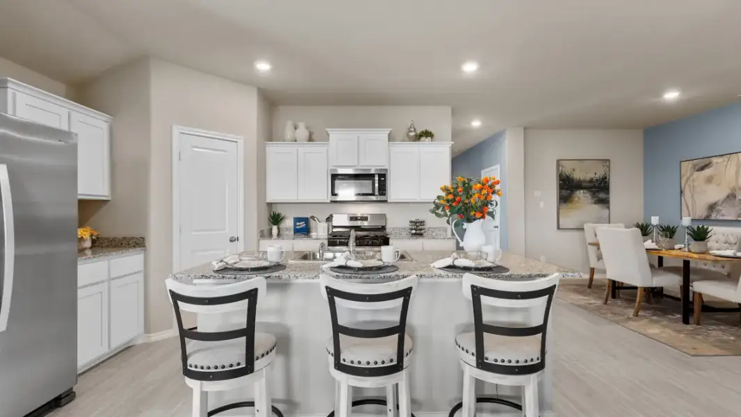 Furnished interior view inside a new home in Rosewood at Beltmill, Fort Worth (Image 6).