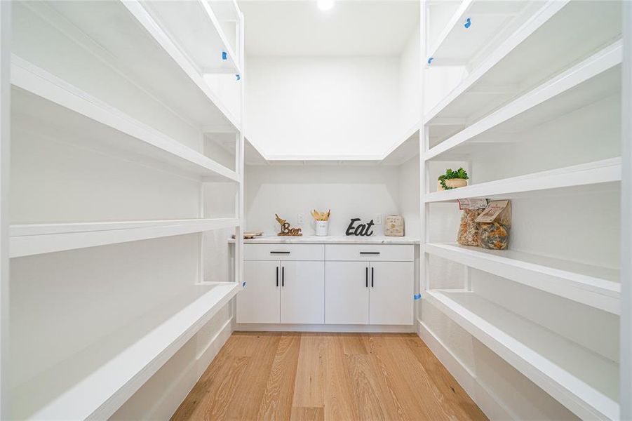 View of storage area