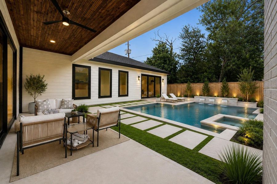Artist rendering of a conceptual pool. Pool shown is for visualization purposes only and is not an existing improvement. Artist rendering of a conceptual pool. Pool shown is for visualization purposes only and is not an existing improvement.