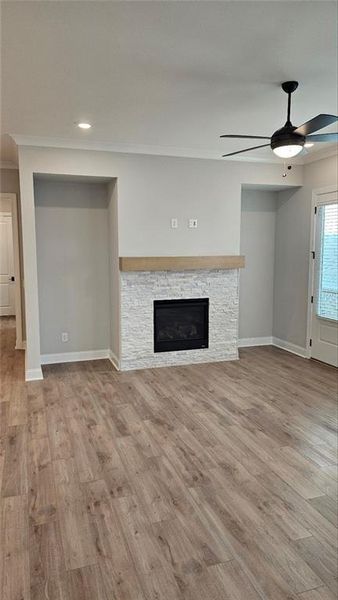 Spacious, unfurnished interior of a new home in Millcroft Single Family, Buford (Image 23).