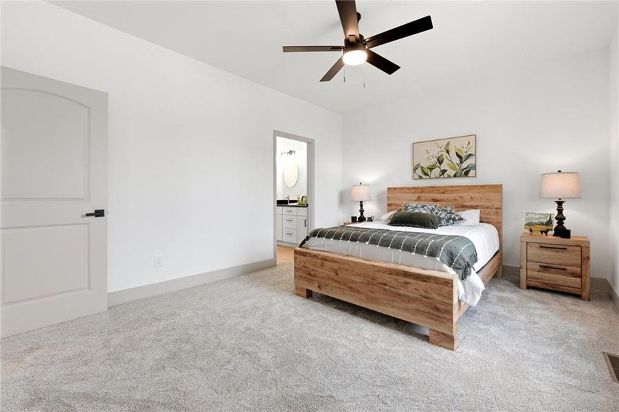 Furnished interior view inside a new home in , Resaca (Image 15). Furnished interior view inside a new home in , Resaca (Image 15).