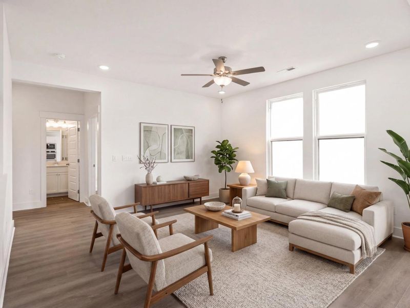 Furnished interior view inside a new home in Benders Cove, Mount Juliet (Image 9).