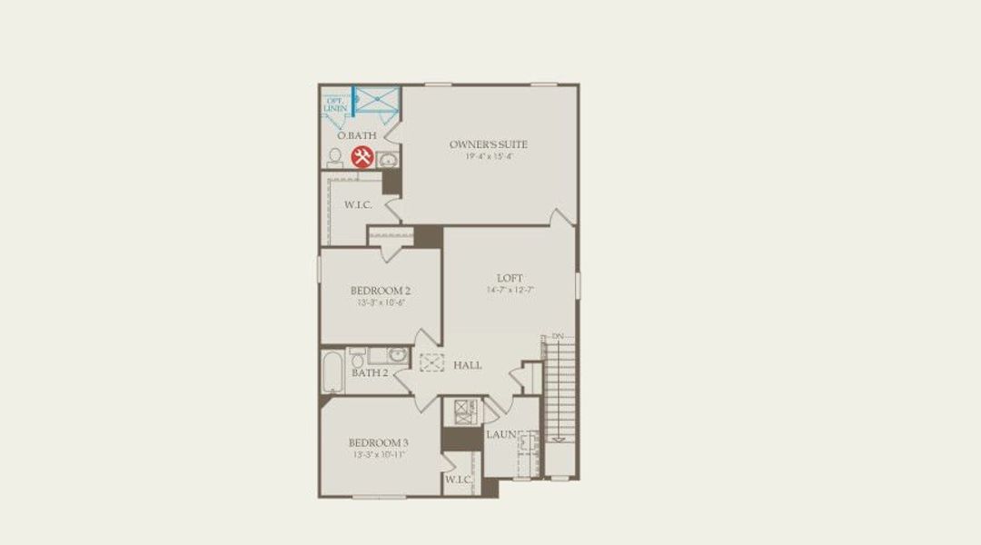 2D floor plan layout for the Monroe by Centex in Lily Springs, Seguin, TX (Image 3). 2D floor plan layout for the Monroe by Centex in Lily Springs, Seguin, TX (Image 3).
