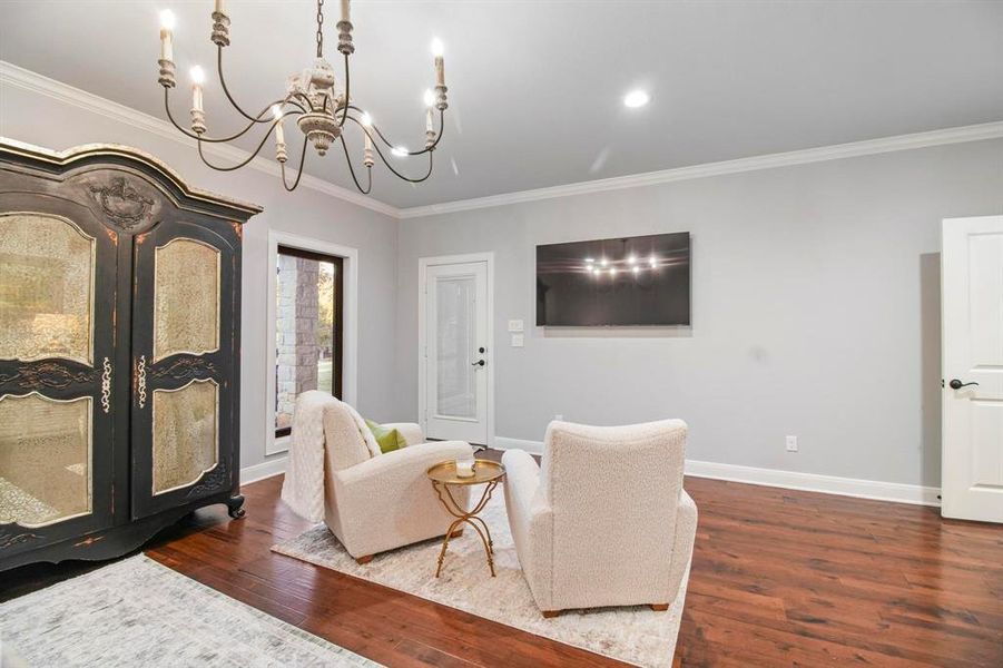 Furnished interior view inside a new home in , Bullard (Image 6).