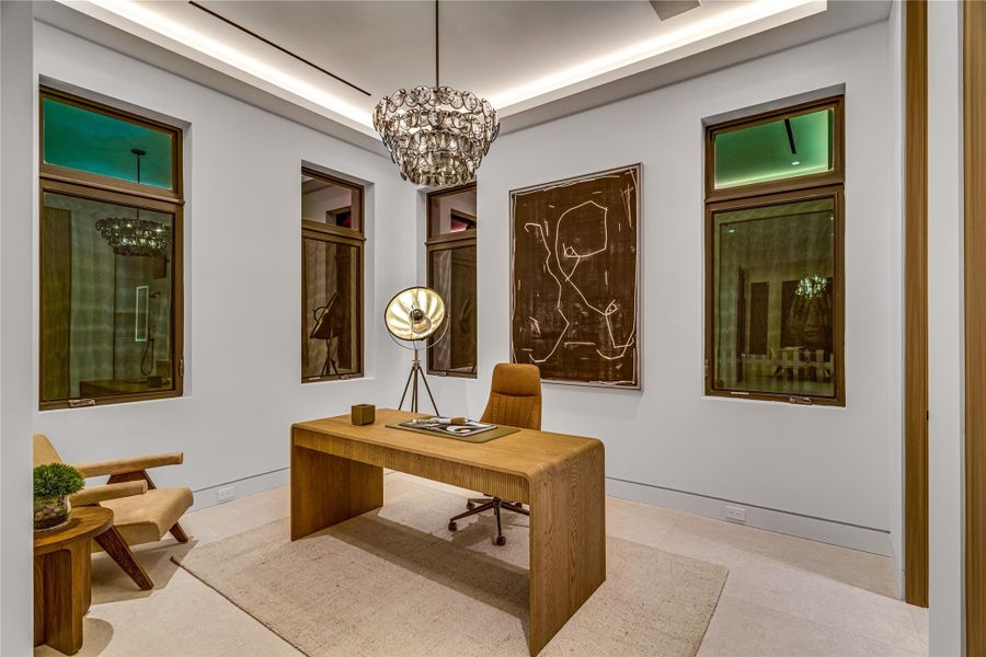 Furnished interior view inside a new home in , Ocean Ridge (Image 52).