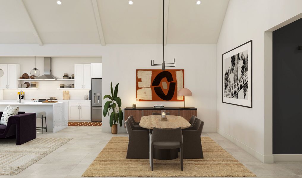 Representative furnished interior of a home built from the Geneva by K. Hovnanian® Homes in Lakeview, Waller (Image 13).