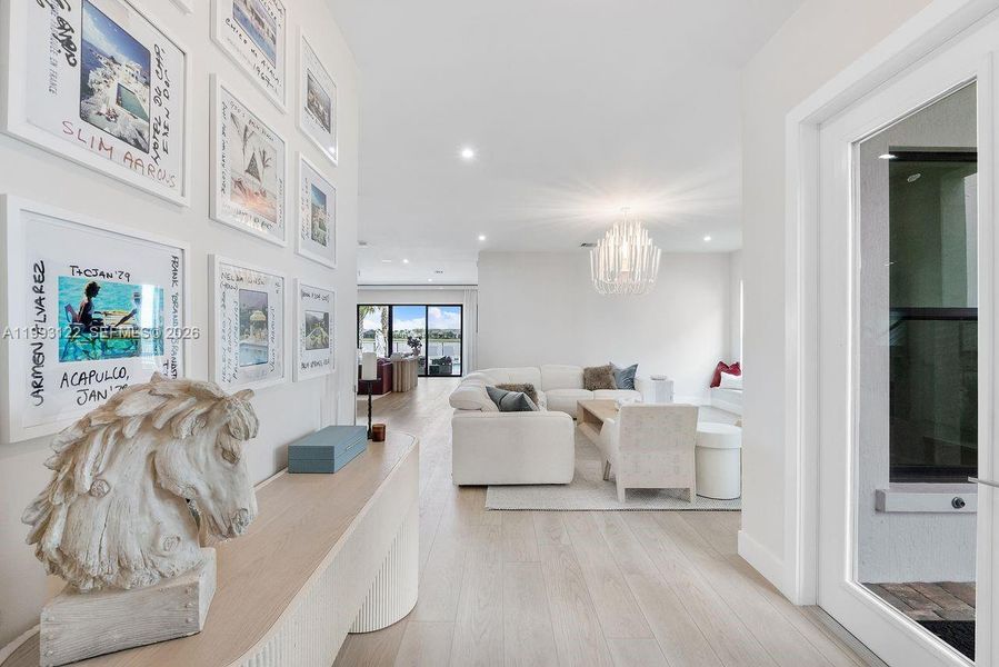 Views greet guests at the door