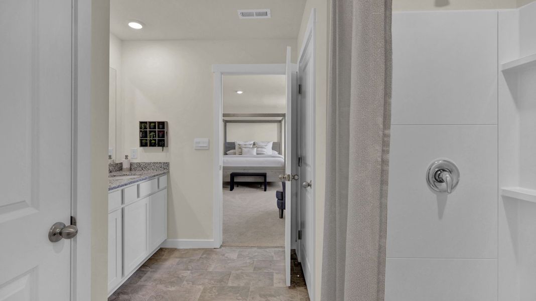 Furnished interior view inside a new home in Timber Creek, Rossville (Image 43).