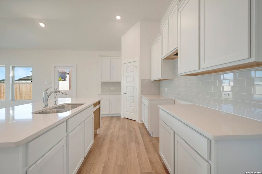 Furnished interior view inside a new home in Cinco Lakes, San Antonio (Image 7).