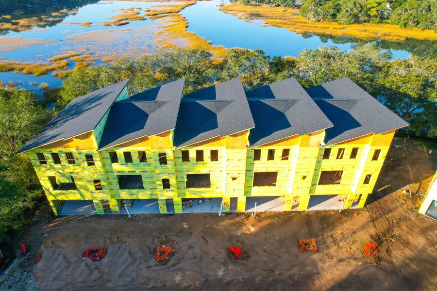 In-progress construction of a new home in , Charleston, SC (Image 4).