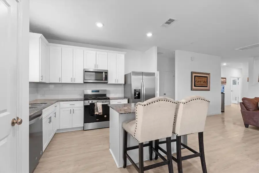 Furnished interior view inside a new home in , Crosby (Image 9).