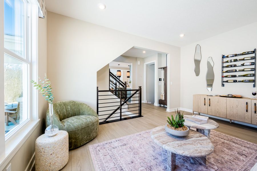 Representative furnished interior of a home built from the Wyatt by Fischer Homes in Twin Lakes, Hoschton (Image 16).