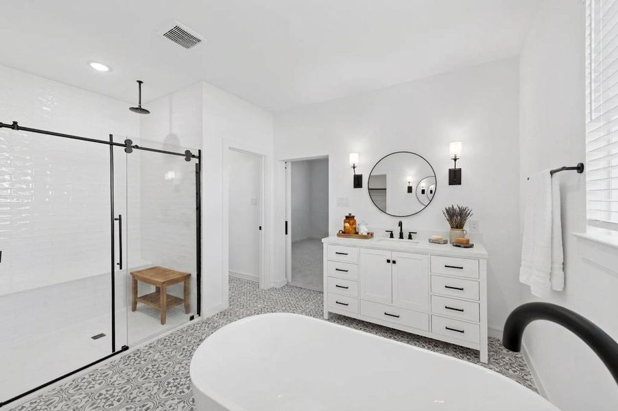 Representative furnished interior of a home built from the Glasgow by K. Hovnanian® Homes in Westland Ranch, League City (Image 6). Representative furnished interior of a home built from the Glasgow by K. Hovnanian® Homes in Westland Ranch, League City (Image 6).